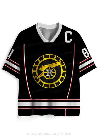 Black Gold HR Y2K Sport Jersey Shirts Cherrykitten