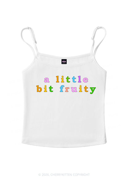 A Little Bit Fruity Pride Y2K Spaghetti Strap Cami Cherrykitten