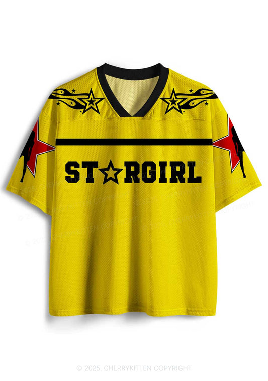 Custom Stargirl Y2K Mesh Jersey Shirts Cherrykitten