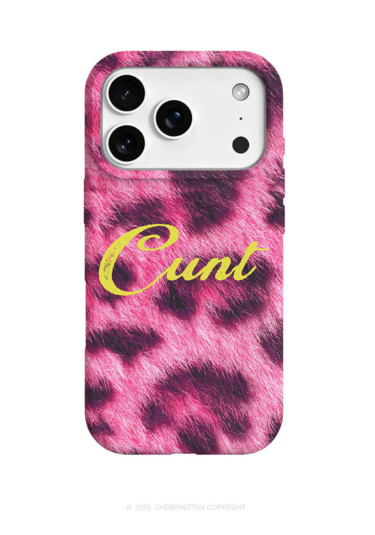 Pink Leopard Cxxt Y2K Phone Case Cherrykitten