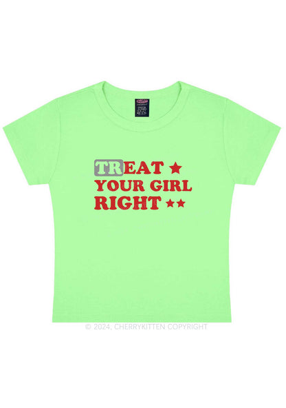 Treat Your Girl Right Y2K Baby Tee Cherrykitten