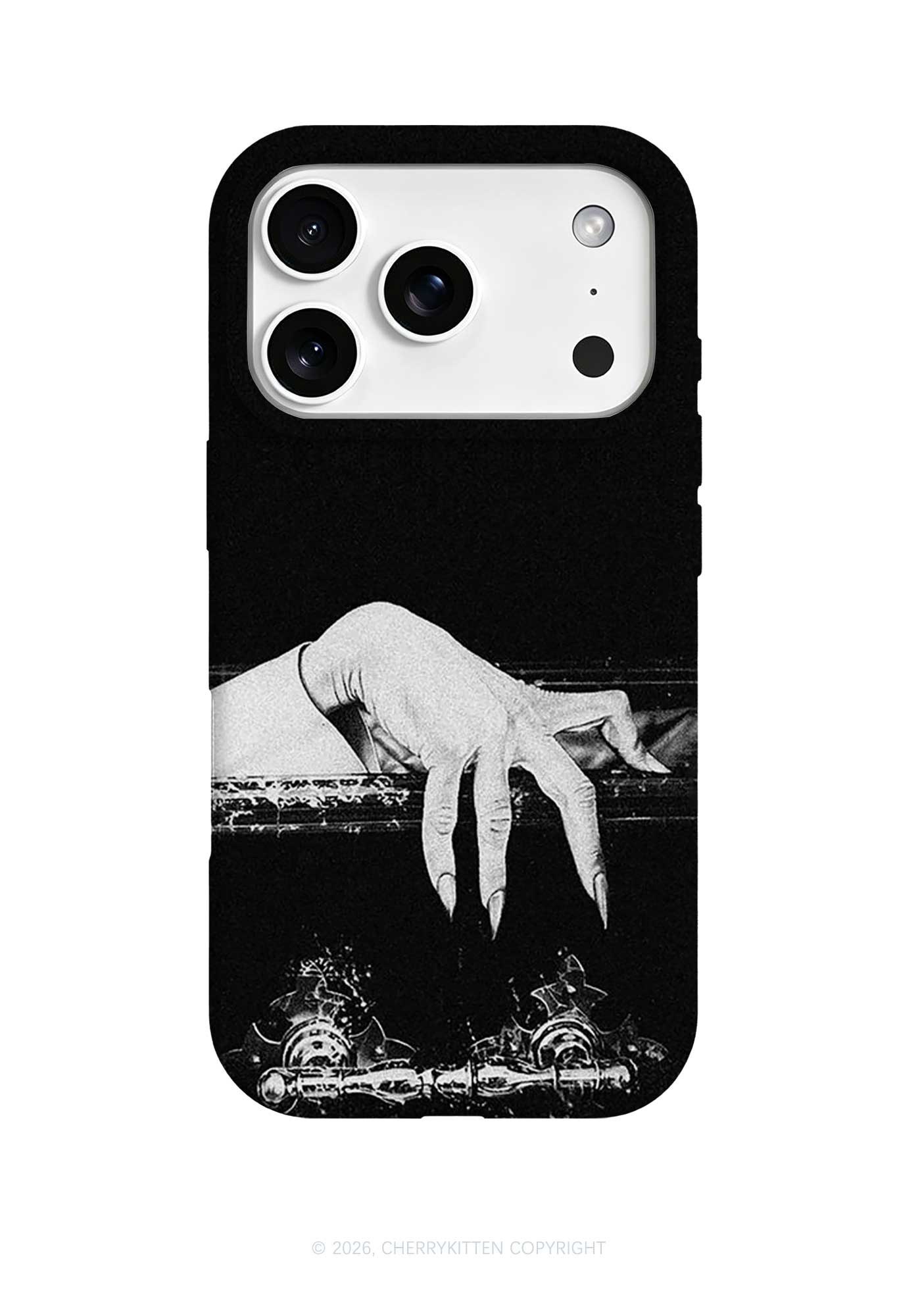 Halloween Black Vampire Claw Y2K Phone Case Cherrykitten