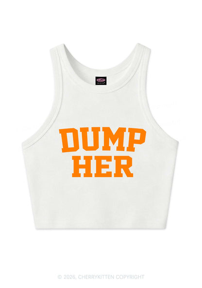 Dump Her Y2K Crop Tank Top Cherrykitten