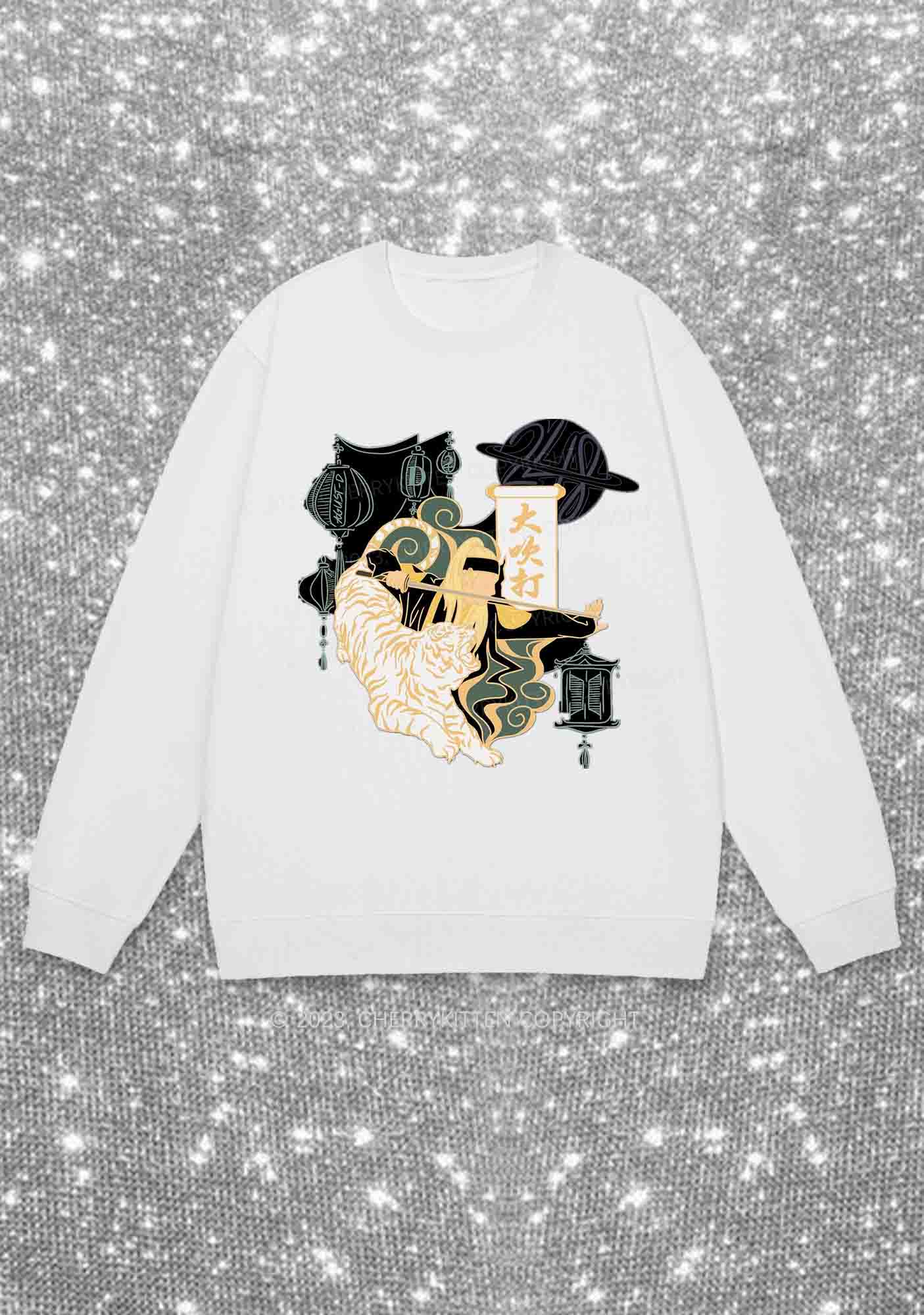 Daechwita Kpop Y2K Sweatshirt Cherrykitten