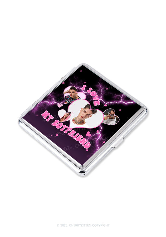 Custom I Love My Boyfriend Valentine's Day Y2K Cigarette Case Cherrykitten