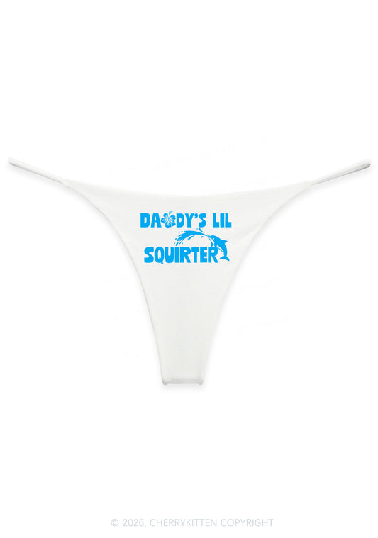 Daddys Lil Squirter Y2K Bikini String Thong Cherrykitten