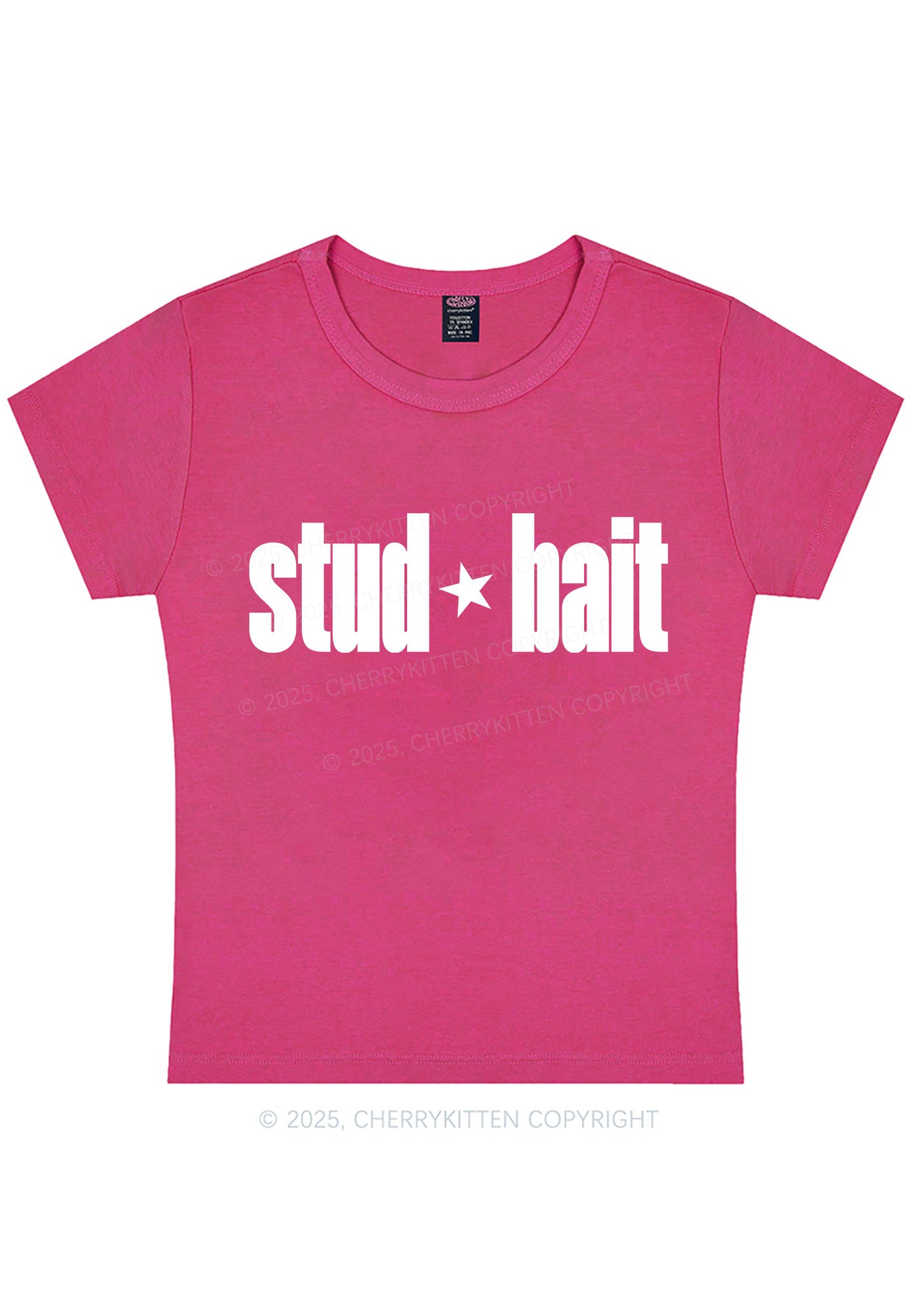 Stud Bait Pride Y2K Baby Tee Cherrykitten