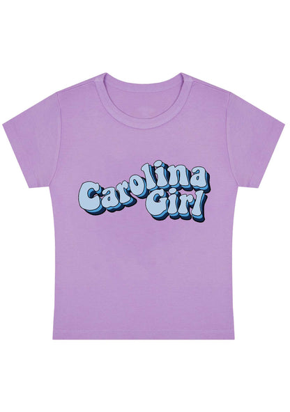 Carolina Girl Y2K Baby Tee