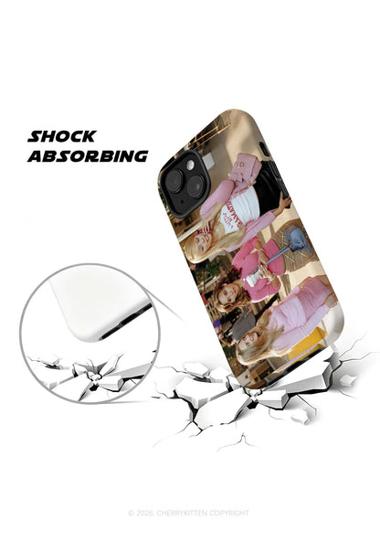 Pink Preppy Girls Y2K Phone Case Cherrykitten