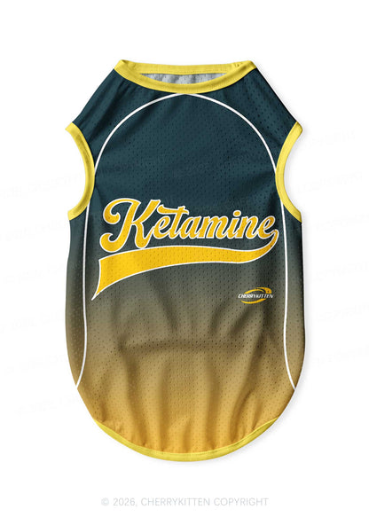 Ketamxxe Y2K Pet Jersey Cherrykitten