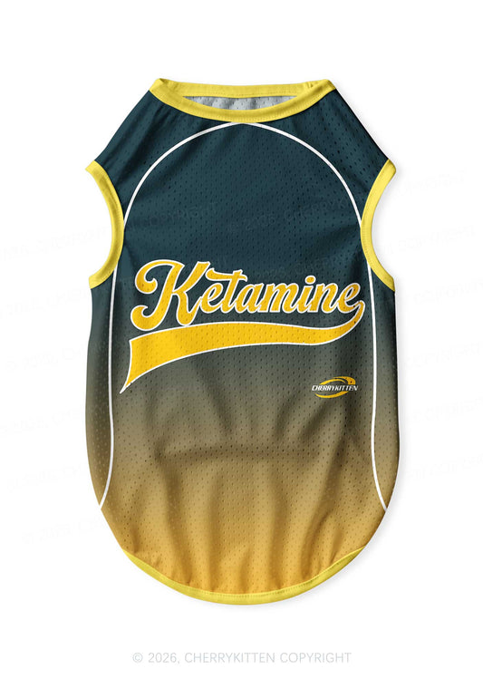 Ketamxxe Y2K Pet Jersey Cherrykitten