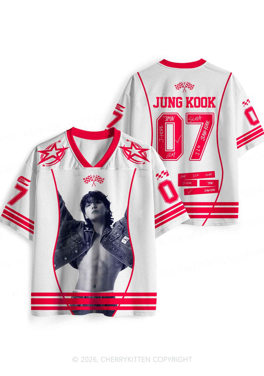 Cowboy Boy Kpop Y2K Sport Jersey Shirts Cherrykitten