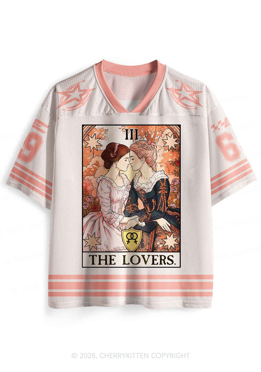 Victorian Rose Lesbian Pride Y2K Sport Jersey Shirts Cherrykitten