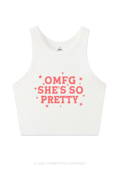 OMFG Shes So Pretty Pride Y2K Crop Tank Top Cherrykitten
