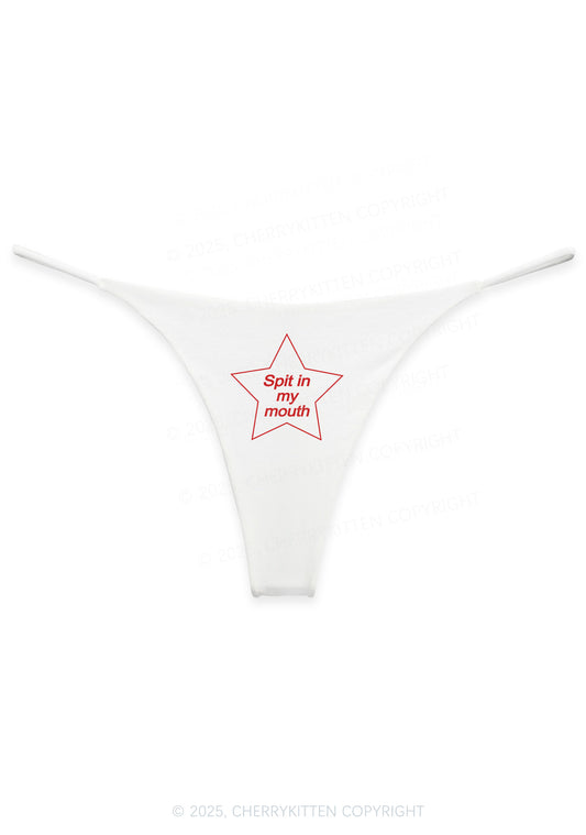 Spit In My Mouth Y2K Bikini String Thong Cherrykitten