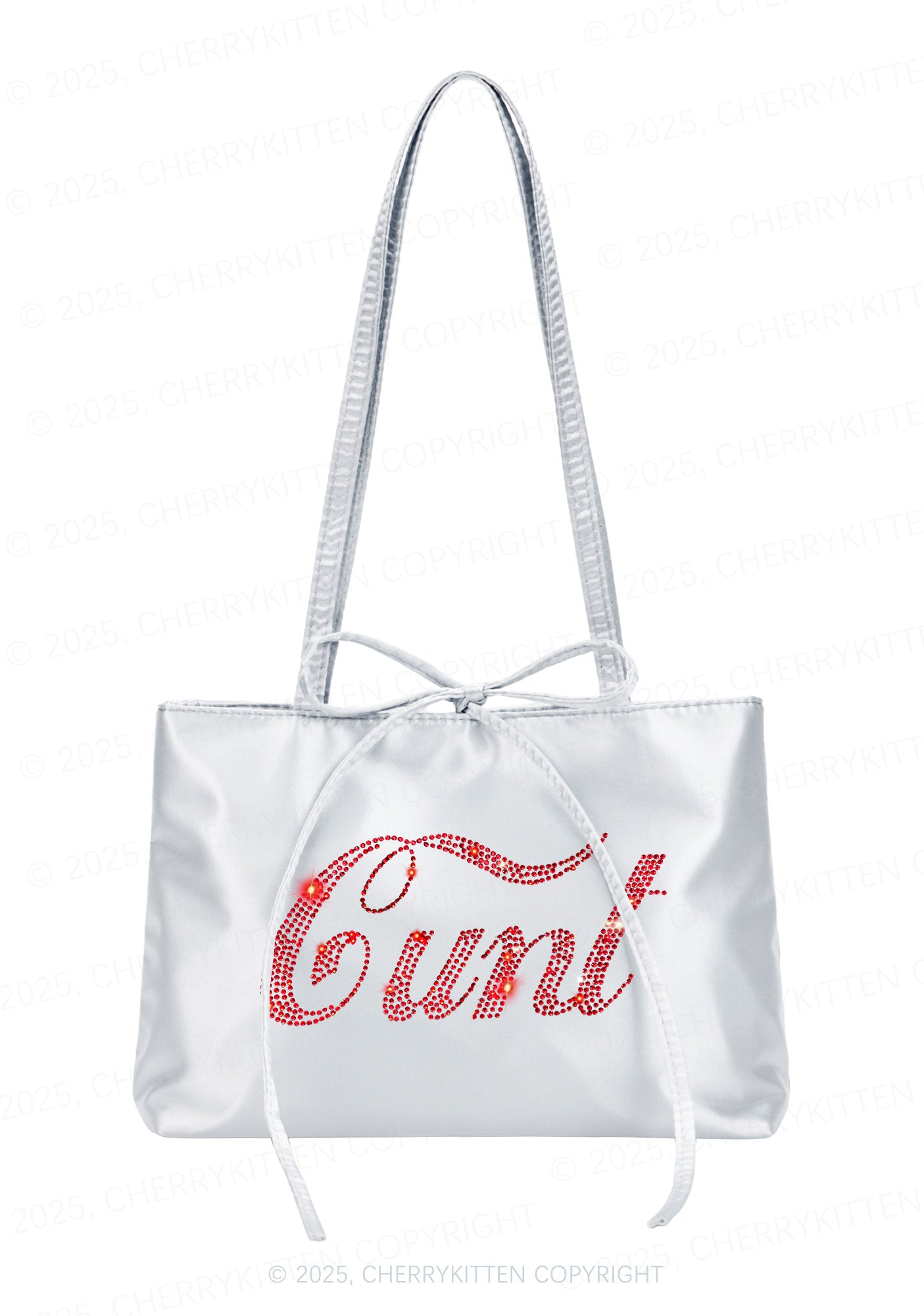 Rhinestone Special Cxxt Y2K Satin Bags Cherrykitten