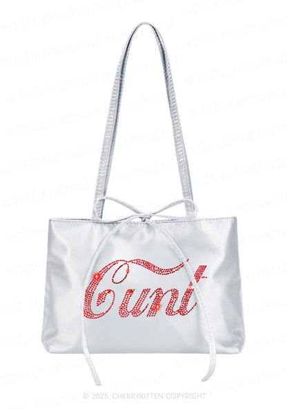 Rhinestone Special Cxxt Y2K Satin Bags Cherrykitten