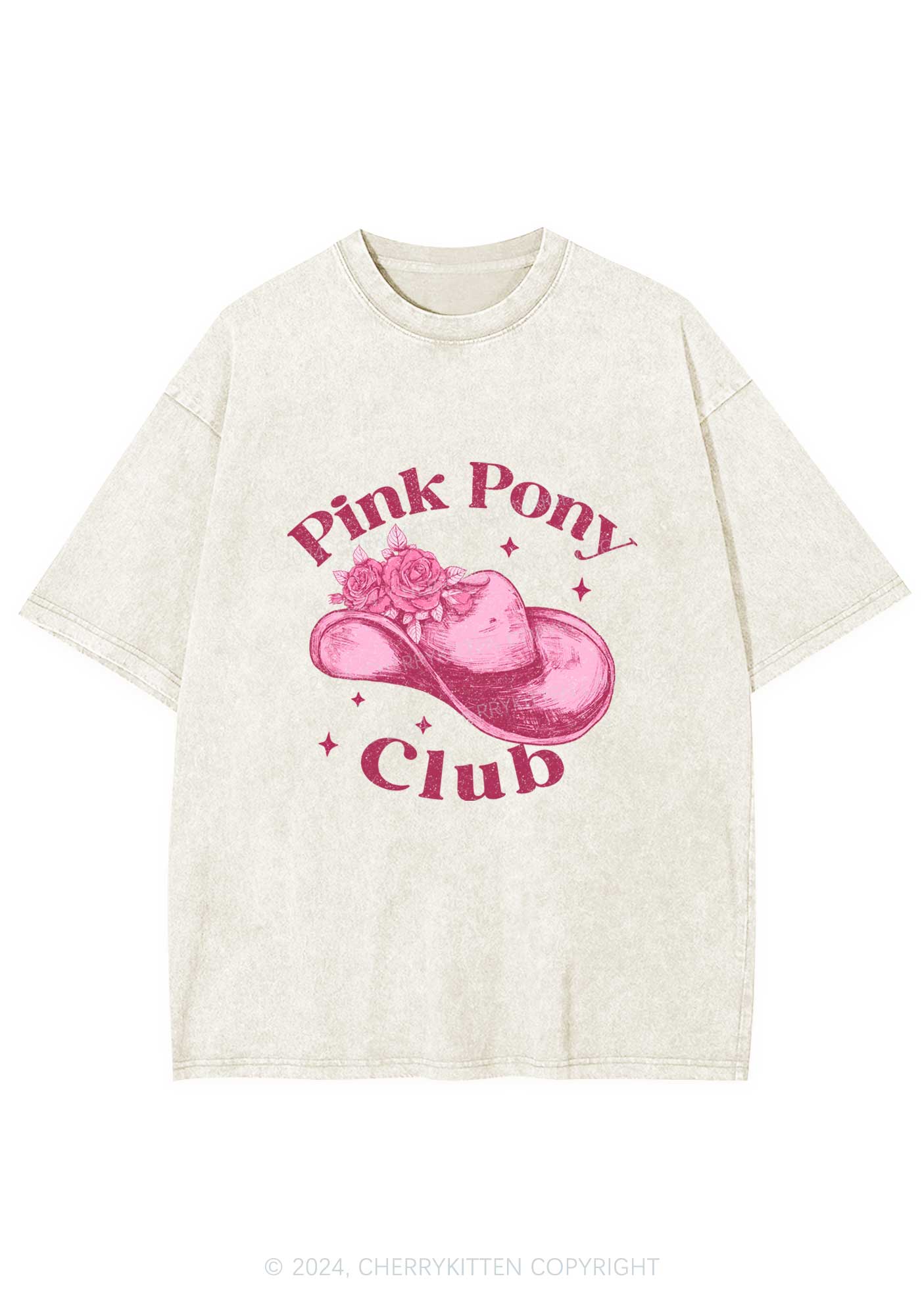 Pink Pony Club Y2K Washed Tee Cherrykitten
