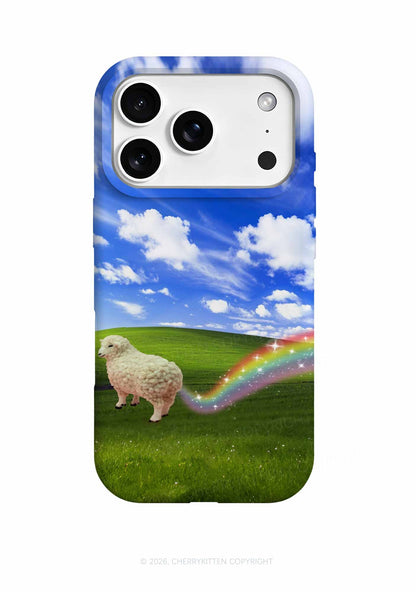 Sheep Rainbow Farts Y2K Phone Case Cherrykitten