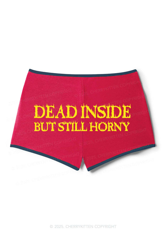 Dead Inside But Still Thirsty Y2K Booty Shorts Cherrykitten