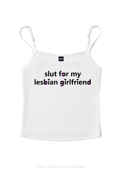 Slxt For My Lesbian GF Pride Y2K Spaghetti Strap Cami Cherrykitten