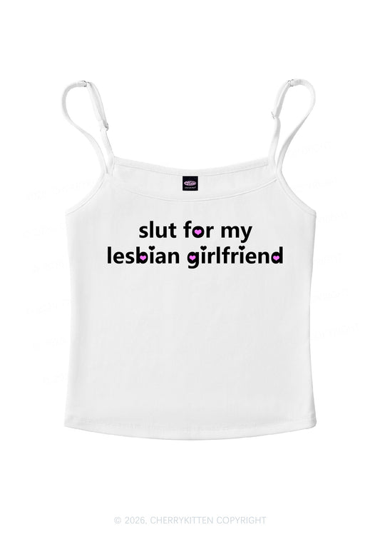 Slxt For My Lesbian GF Pride Y2K Spaghetti Strap Cami Cherrykitten