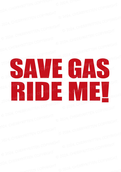 Save Gas Ride Me Y2K Flat String Thong Cherrykitten