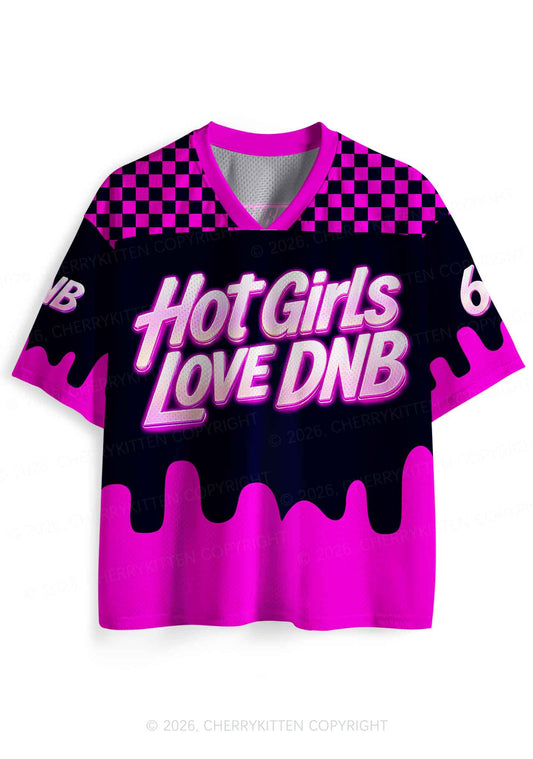 Hot Girls Love DNB Y2K Sport Jersey Shirts Cherrykitten