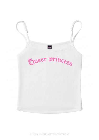 Queer Princess Pride Y2K Spaghetti Strap Cami Cherrykitten