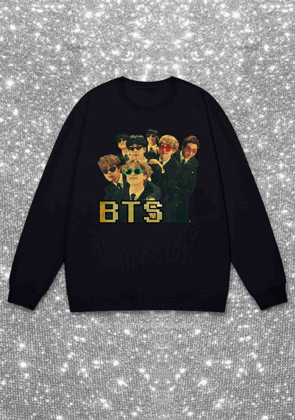 Vintage Bangtan Boys Kpop Y2K Sweatshirt Cherrykitten