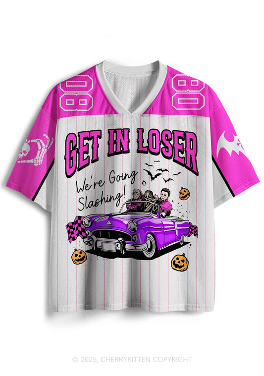 Halloween Custom White Going Slashing Y2K Sport Jersey Shirts Cherrykitten