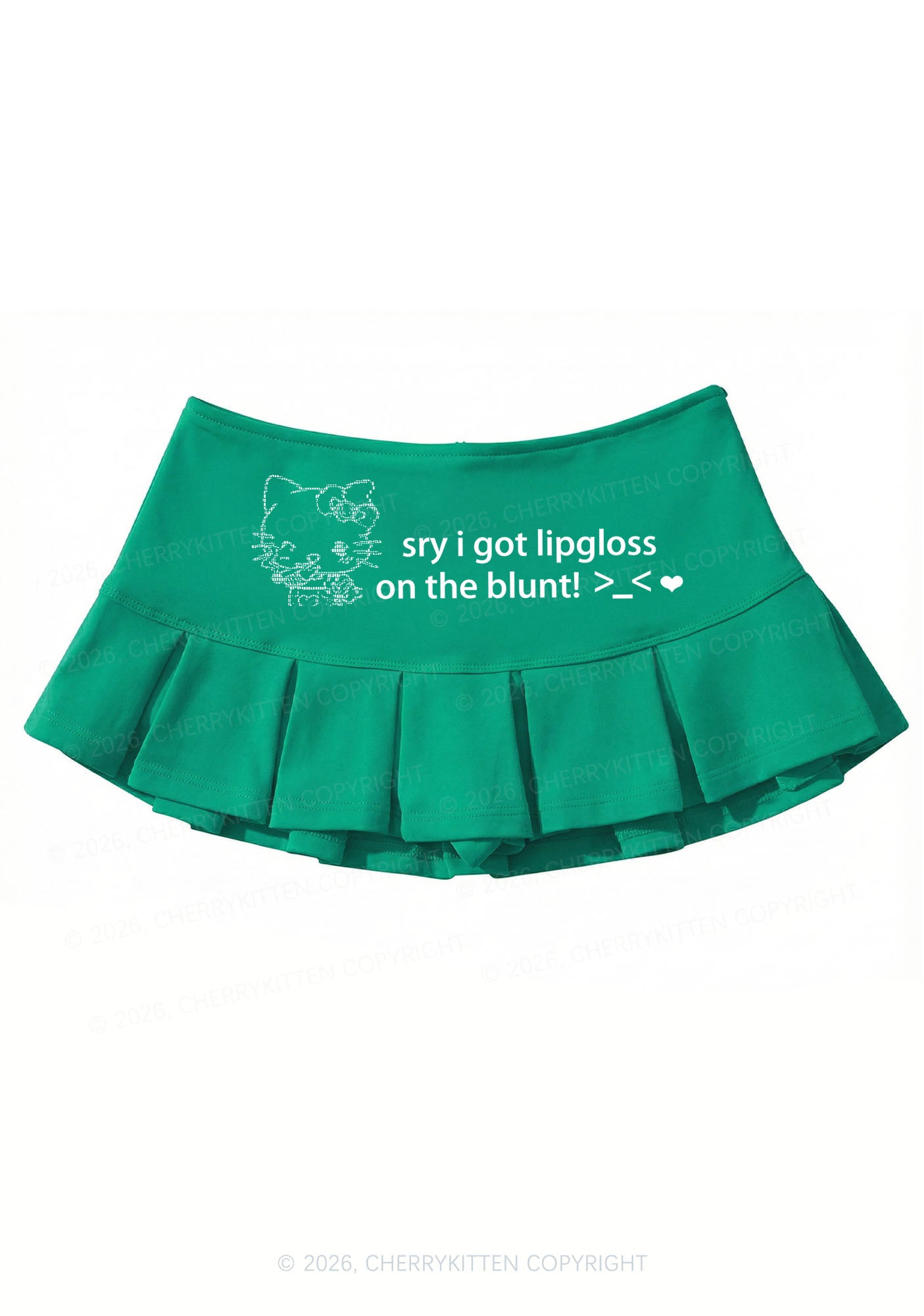 Sorry About Lipgloss Y2K Mini Pleated Skirts Cherrykitten