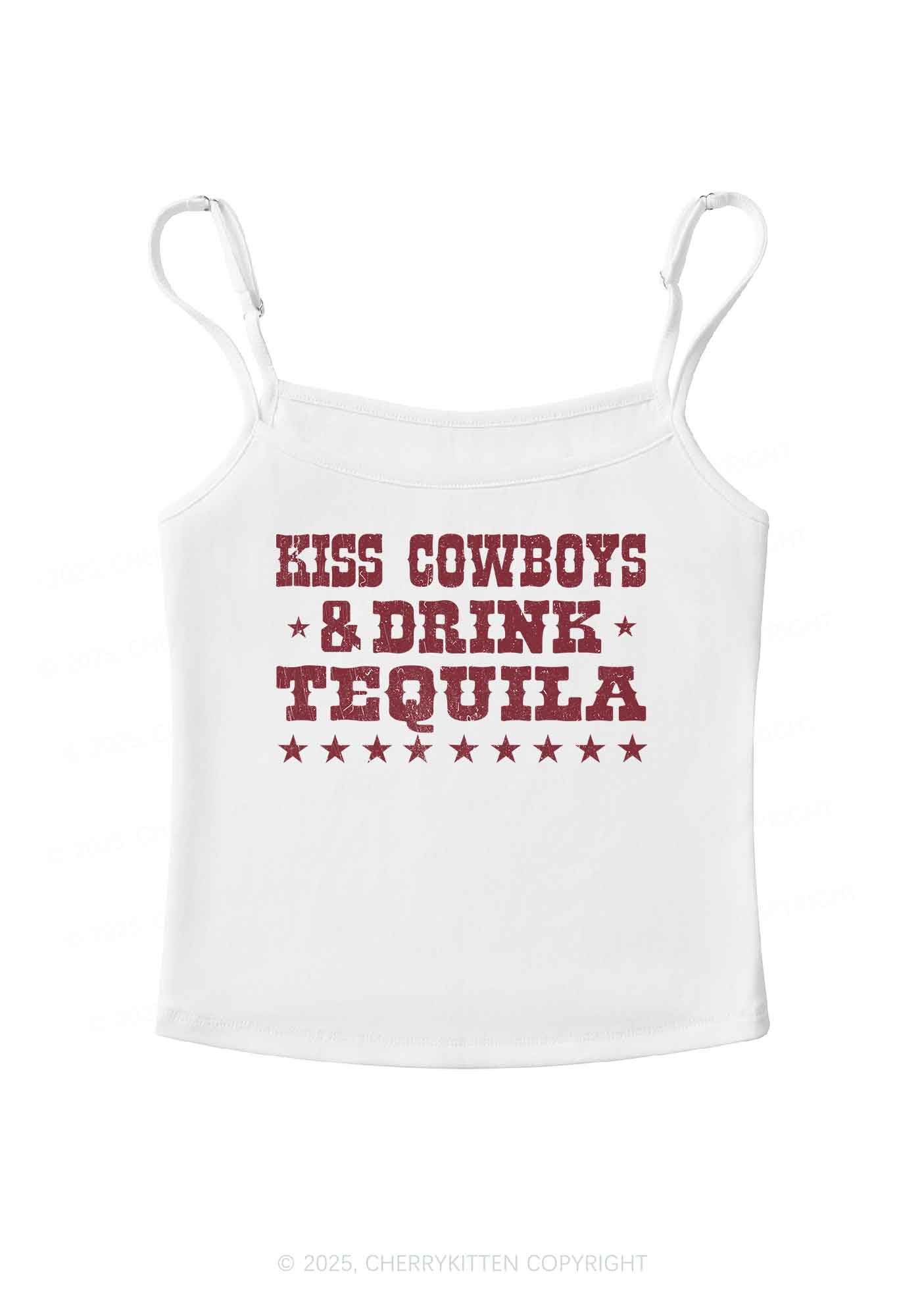 Kiss Cowboys Y2K Spaghetti Strap Cami Cherrykitten