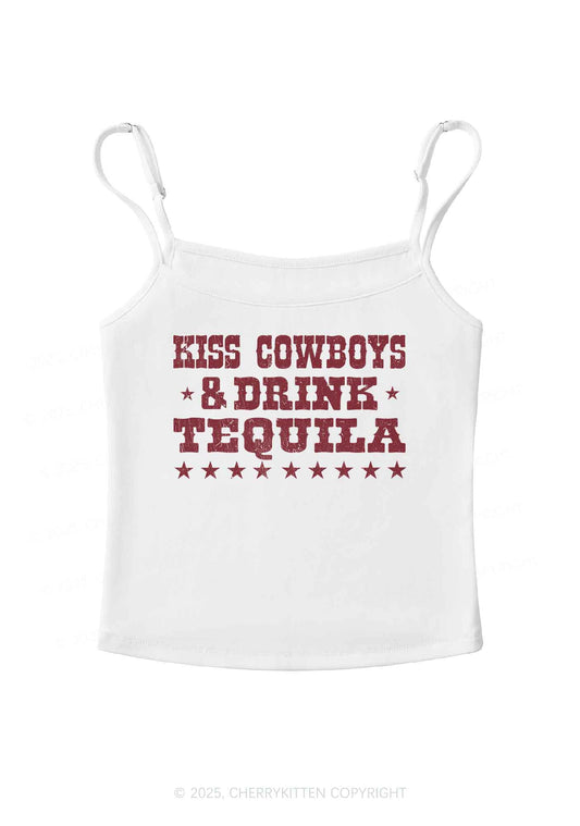 Kiss Cowboys Y2K Spaghetti Strap Cami Cherrykitten