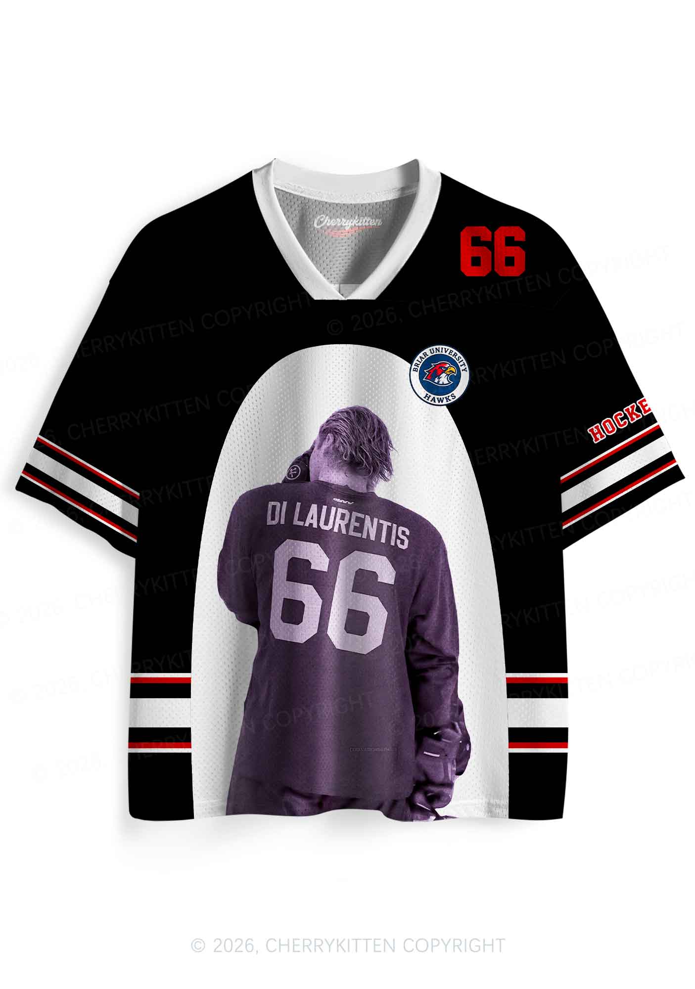 Hockey Player DL Y2K Sport Jersey Shirts Cherrykitten