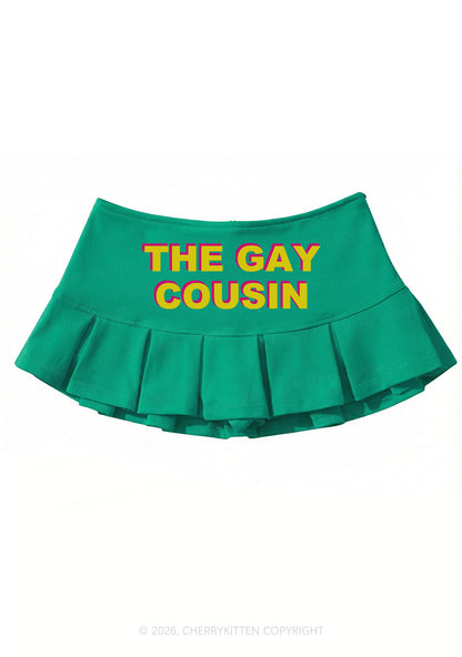 The Gay Cousin Pride Y2K Mini Pleated Skirts Cherrykitten