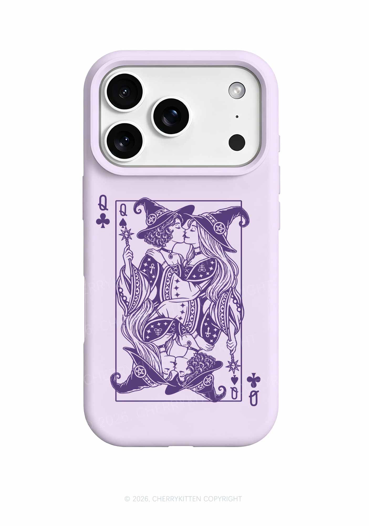 Halloween Witches Queen Kiss Y2K Phone Case Cherrykitten