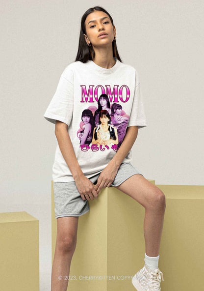 Momo Photos Kpop Y2K Chunky Shirt Cherrykitten