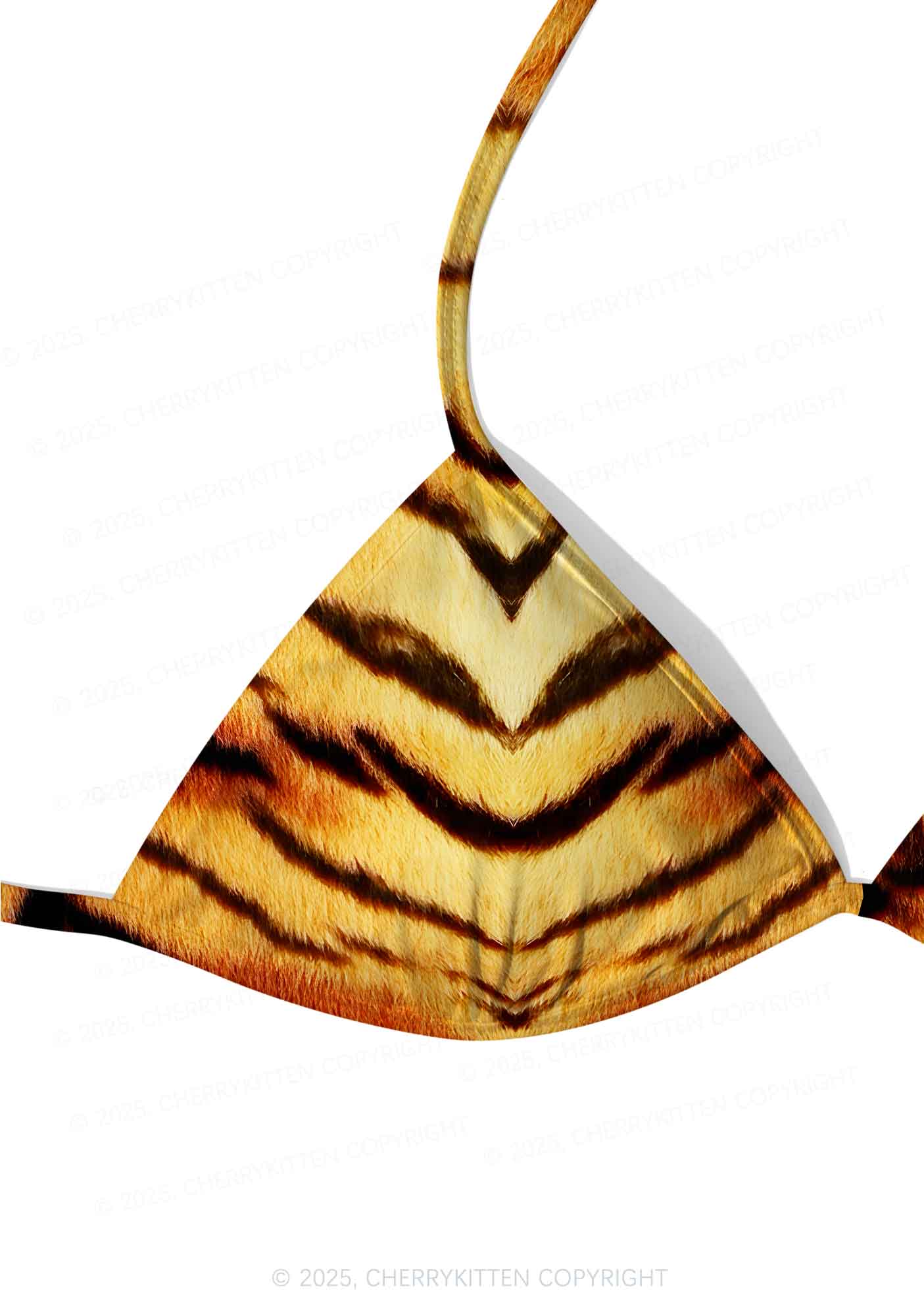 Wild Tiger Texture Y2K Print Bikini Set Cherrykitten
