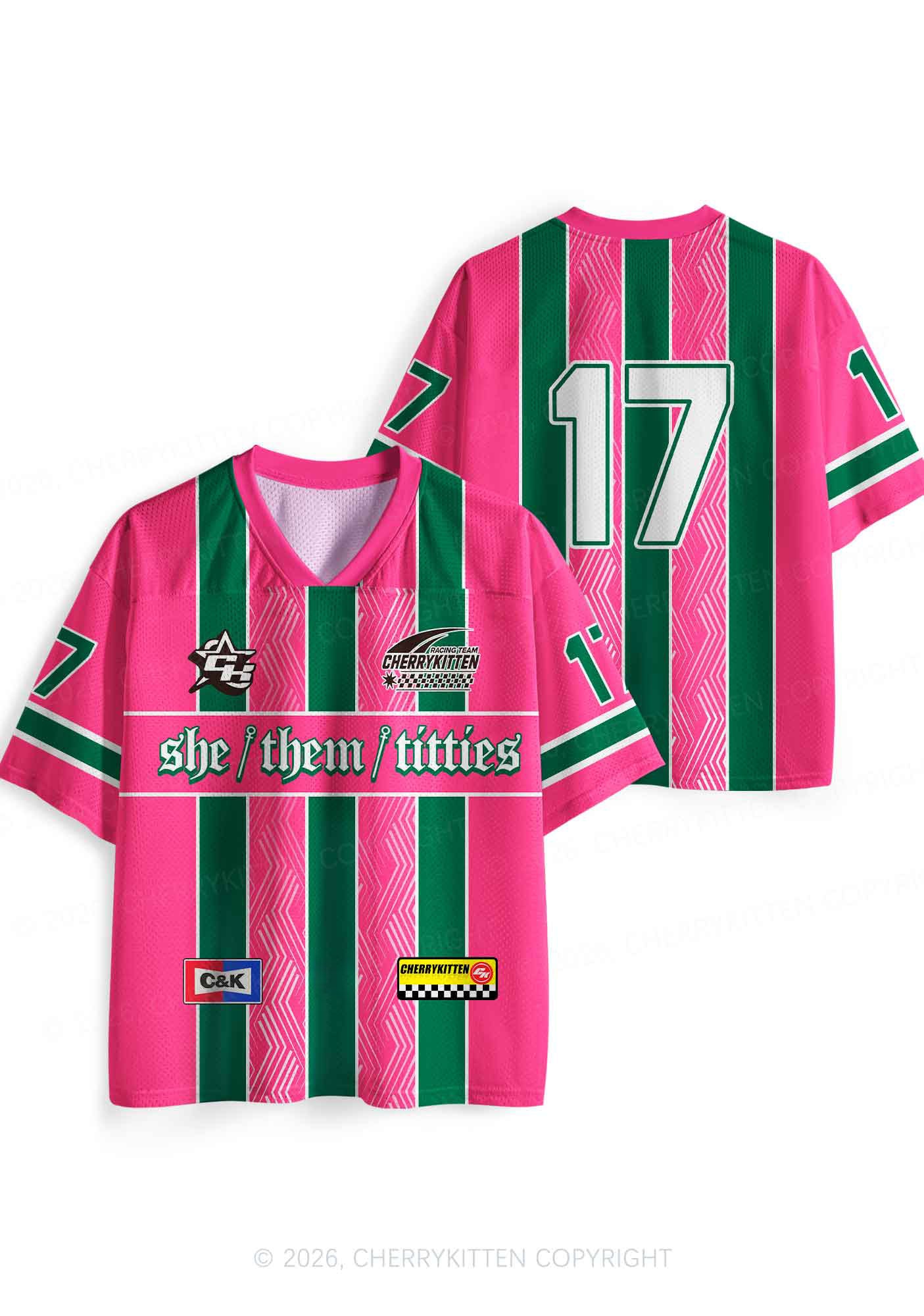 She Them Txtties Pride Y2K Sport Jersey Shirts Cherrykitten
