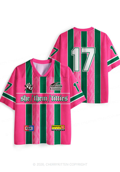 She Them Txtties Pride Y2K Sport Jersey Shirts Cherrykitten