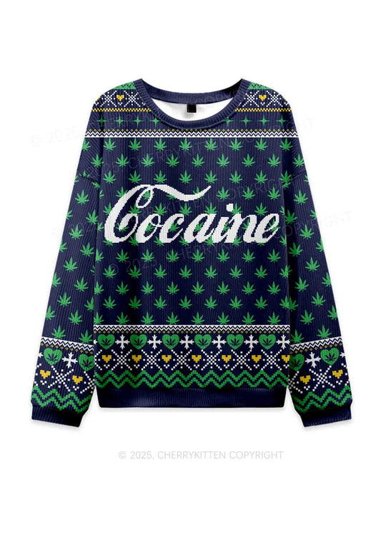 Special Cola Y2K Knit Sweatshirt Cherrykitten