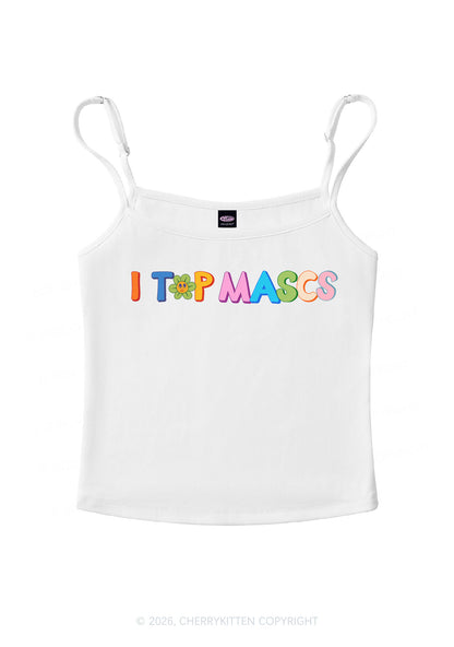 I Top Mascs Pride Y2K Spaghetti Strap Cami Cherrykitten