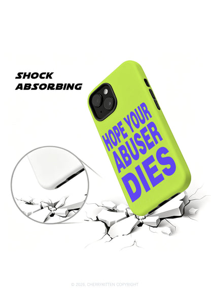 Hope Your Abuser Dies Y2K Phone Case Cherrykitten