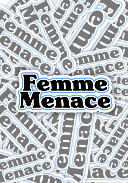 Femme Menace Pride 1pc Y2K Sticker Cherrykitten