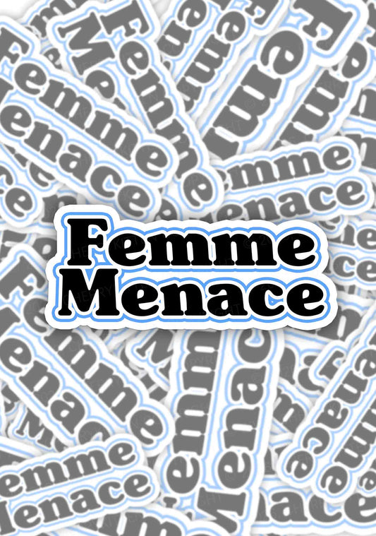 Femme Menace Pride 1pc Y2K Sticker Cherrykitten