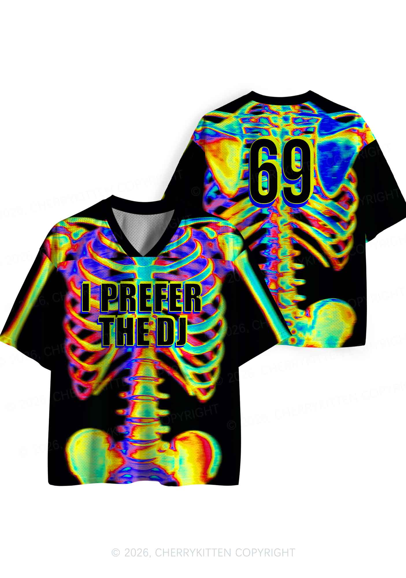 I Prefer The DJ Y2K Sport Jersey Shirts Cherrykitten