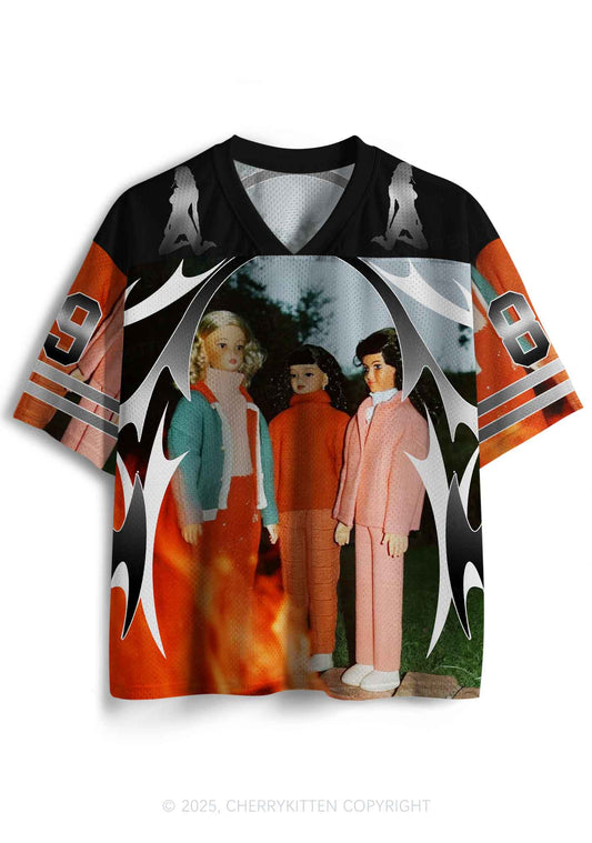 Custom Doll Flame Y2K Sport Jersey Shirts Cherrykitten