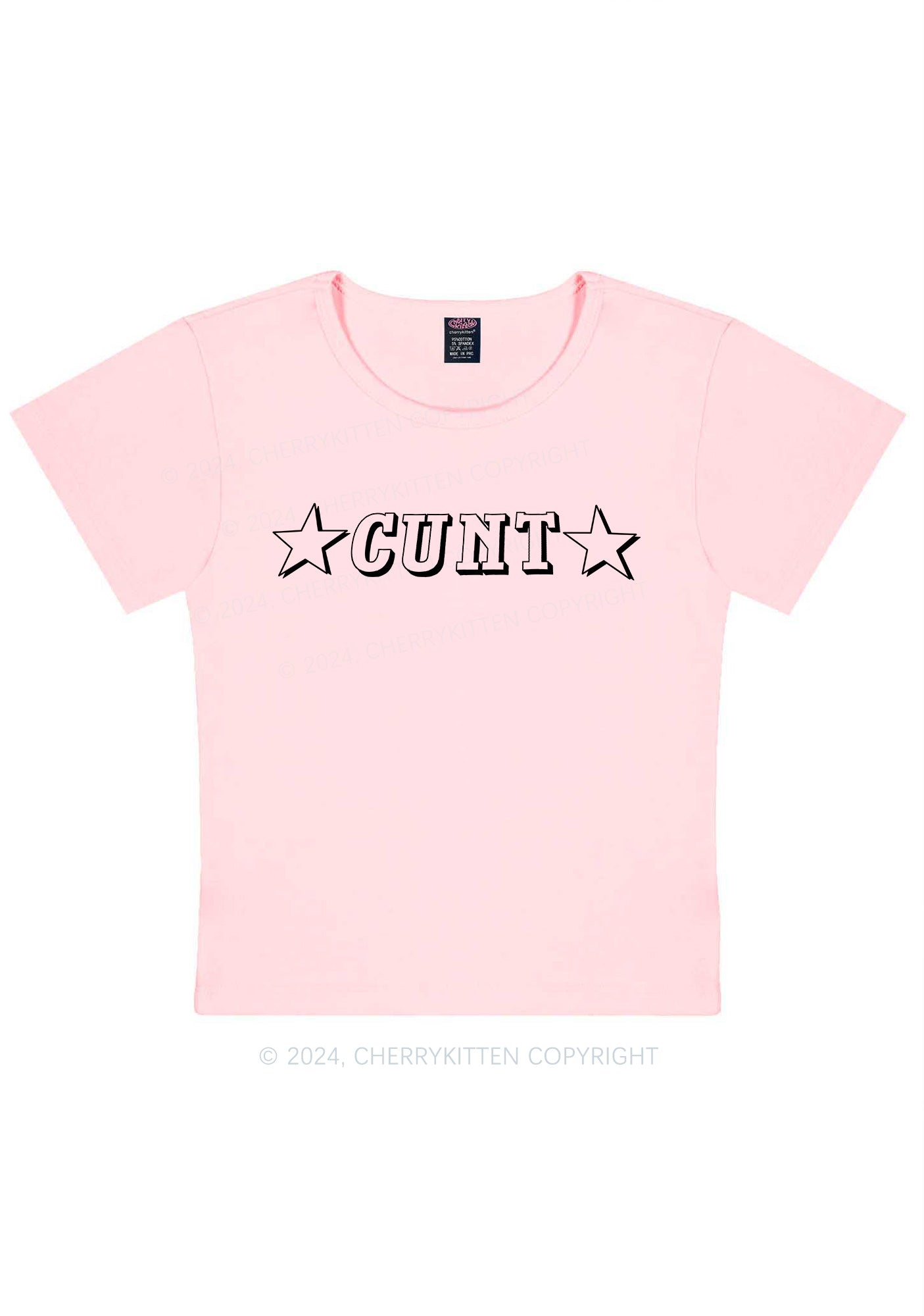 Star Count Y2K Baby Tee Cherrykitten