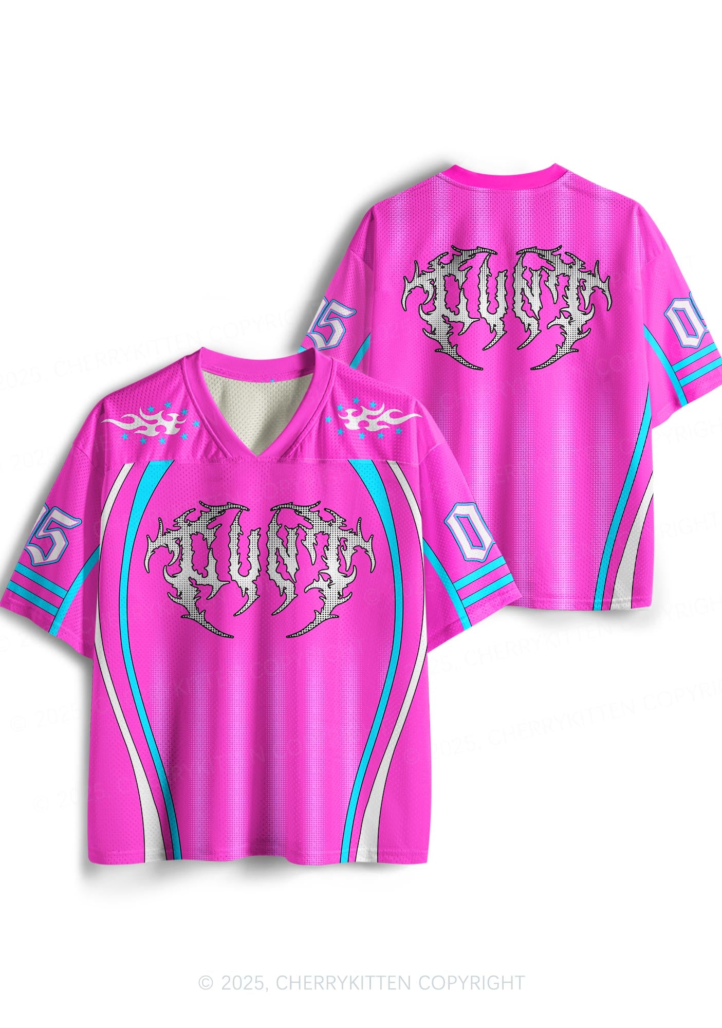 Custom Goth Pink Cxxt Y2K Sport Jersey Shirts Cherrykitten